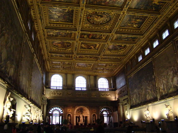 Inside Palazzo Vecchio Hall