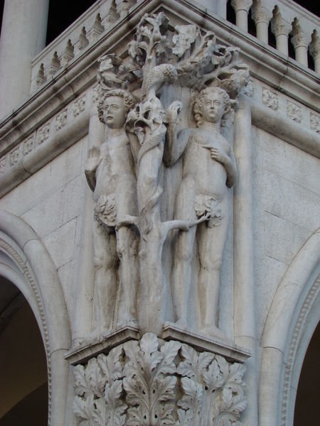 Adam & Eve on Corner of Doge's Palace