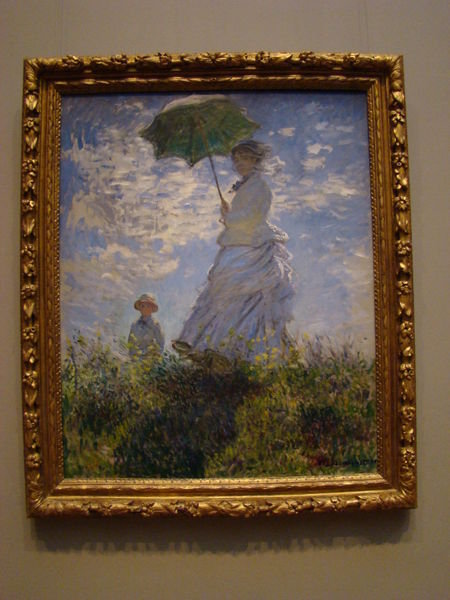 Monet-Girl with Parasol