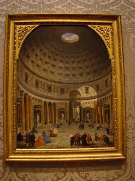 Giovanni Panini-Interior of the Pantheon
