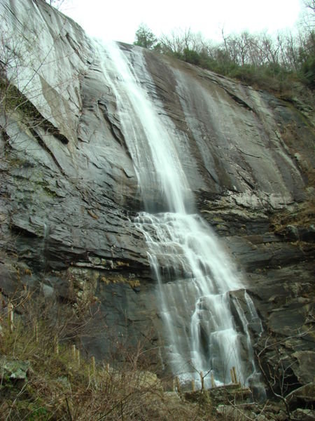 View of bottom of Hickory Nut Falls