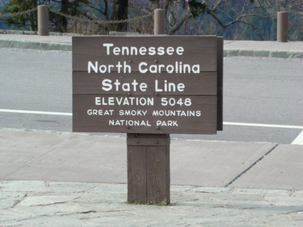 Stateline Sign in the Park
