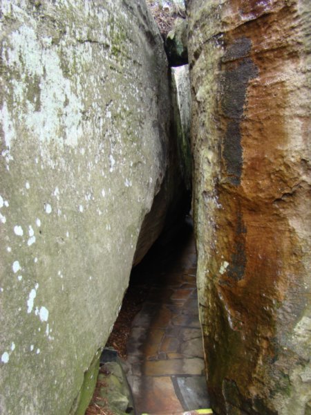Part of Fat Man's Squeeze at LookOut Mountain