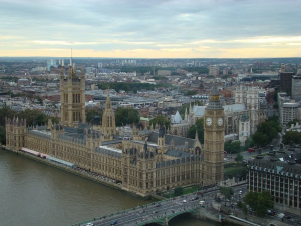 View of Parliament and Westminster Abbey