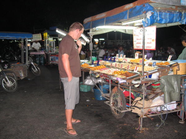 Dinner at the Food Stalls in Krabi