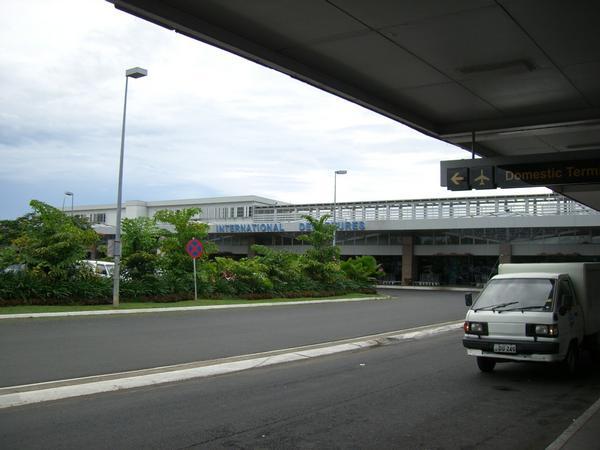 International Departures at Figi airport