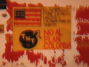 No to plan Colombia 