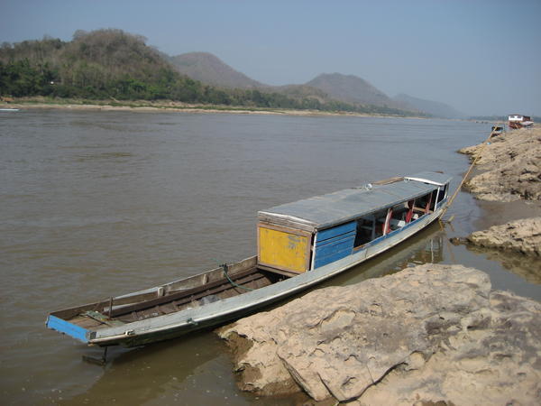 private boat we chartered from Luang Prabang for a leisurely ride