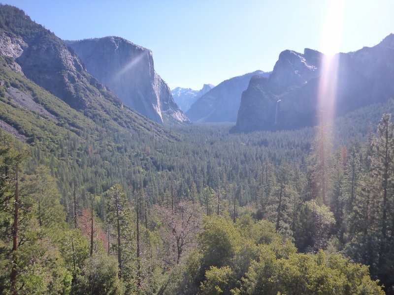 Yosemite from Tunnel Point carpark