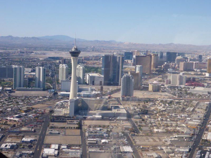 Stratosphere Tower and Hotel in foreground