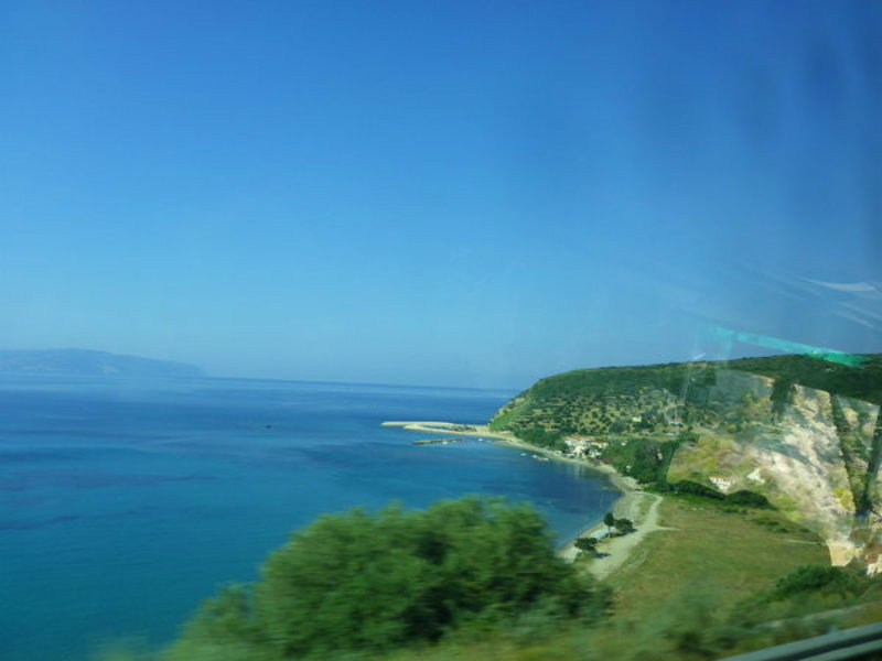 View on the way to Argostoli from Skala