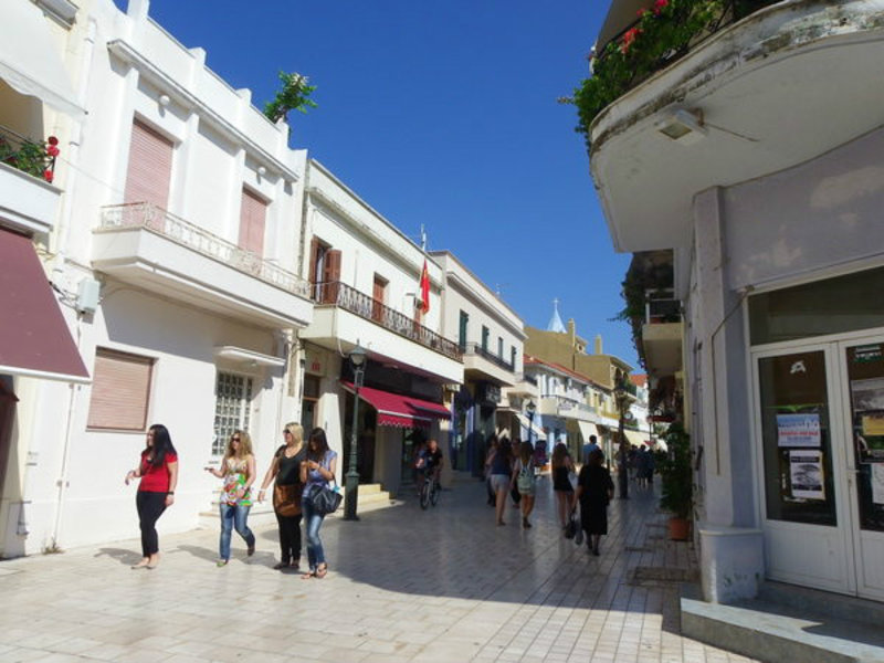 Main shopping street in Argostoli