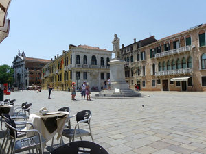 A piazza where we ate