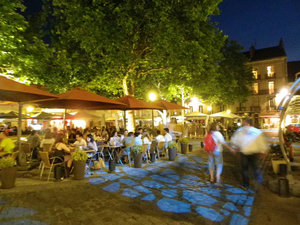 Lively square of Dijon