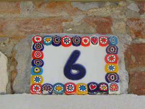 I loved these house numbers