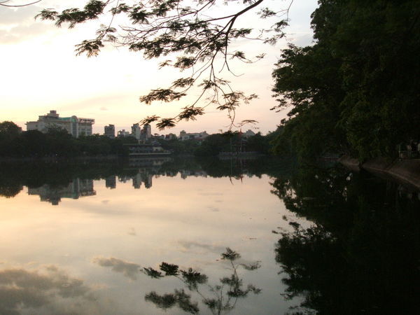 Hanoi at Sunset Again