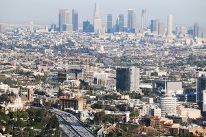 Panoramic view of LA City