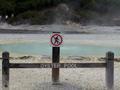 And still, no walking on the boiling thermal pools