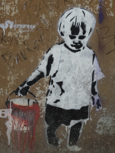 A Banksy? in Valpariso