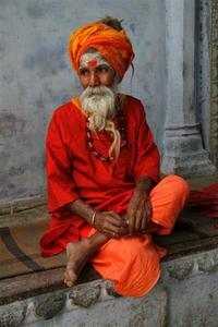 sadhu sitting