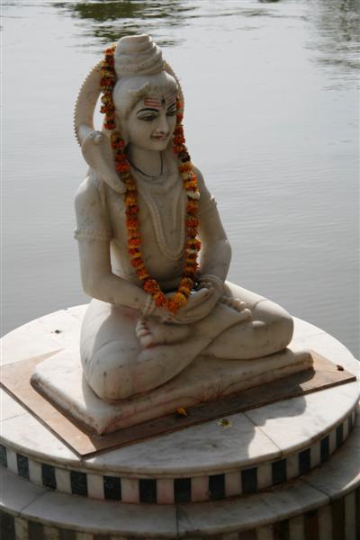 statue in the Hindu temple