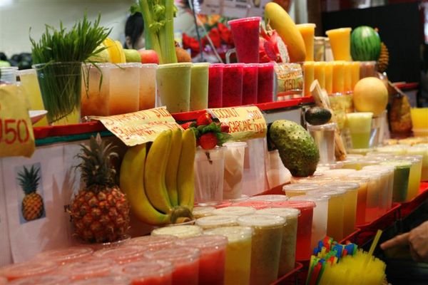 fruit juice stand
