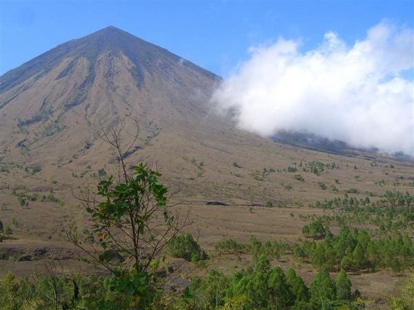 a volcano near Bajawa
