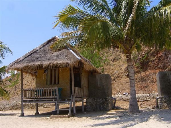 our hut on Seraya island