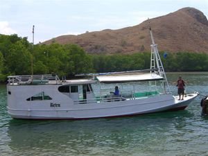 our boat for the trip to Komodo National Park