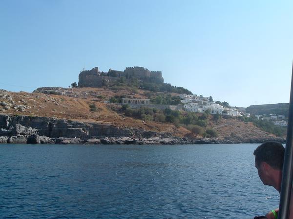 Lindos from the sea