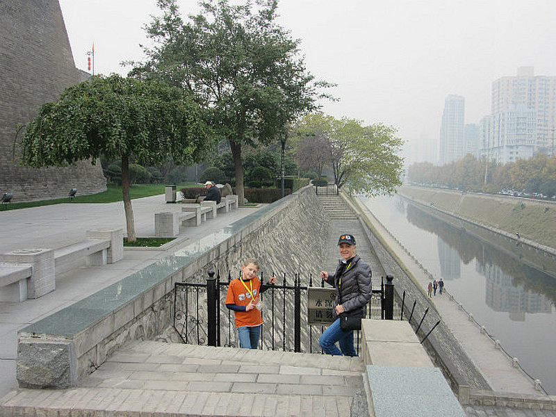 By the Moat in Xi&#39;an&#39;s Wall Area