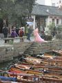Costumed Woman Along the Canal in Tongli