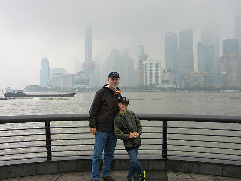 Looking Toward the Pudong Skyscrapers from Bund
