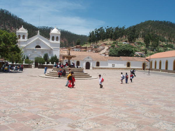 Plaza at the top of Sucre