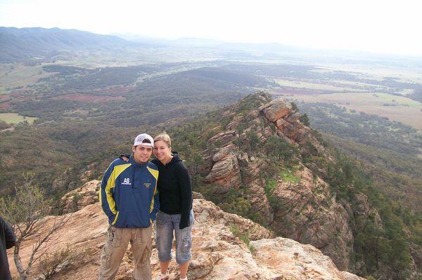 Me And Emma at the top of Devils Peak...