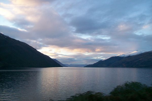 The lake at Queenstown.....