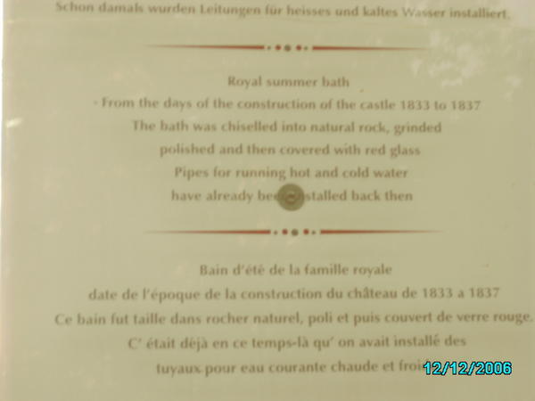 Info on the Royal Bath