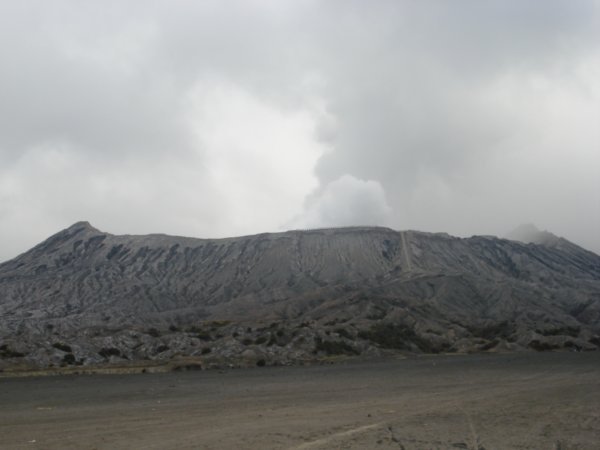 Mount Bromo volcano up close