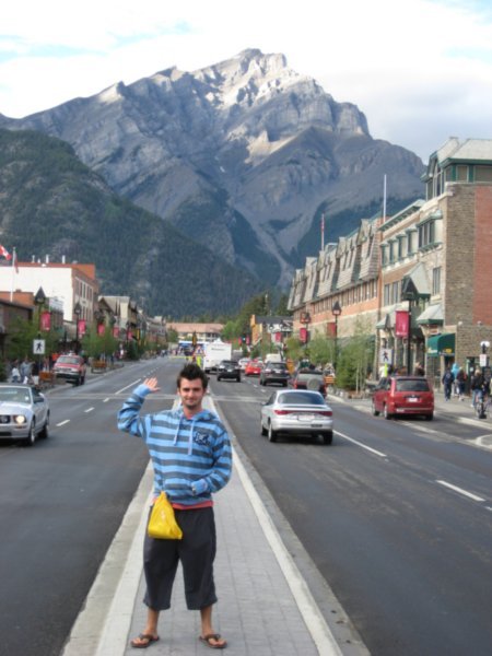 One of the views in Banff