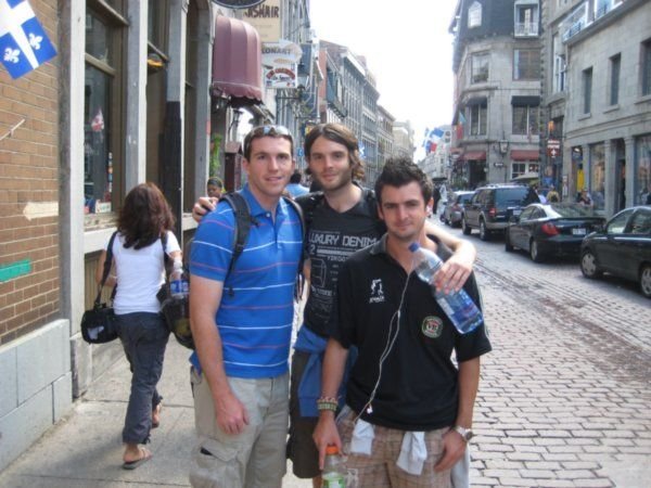 Dave, Chris and me, Old Montreal
