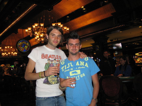 Me and Ev mid gamble in Las Vegas