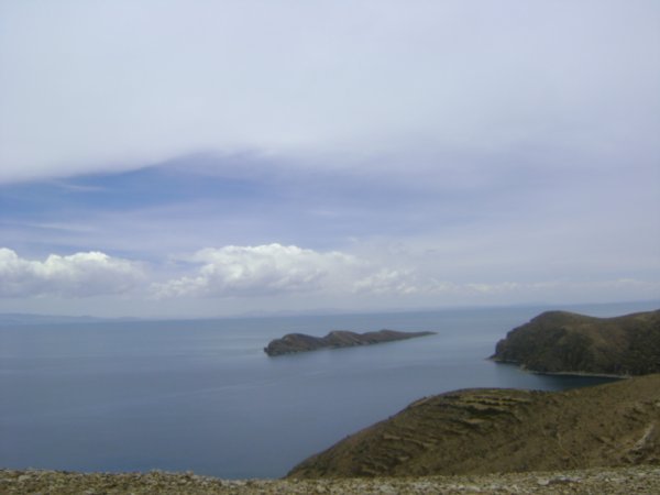Lake Titicaca as seen from Sun Island