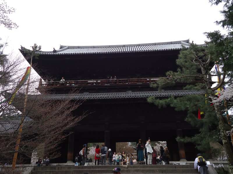 San-mon at Nanzen-ji. This is just the entrance gate to the temple!