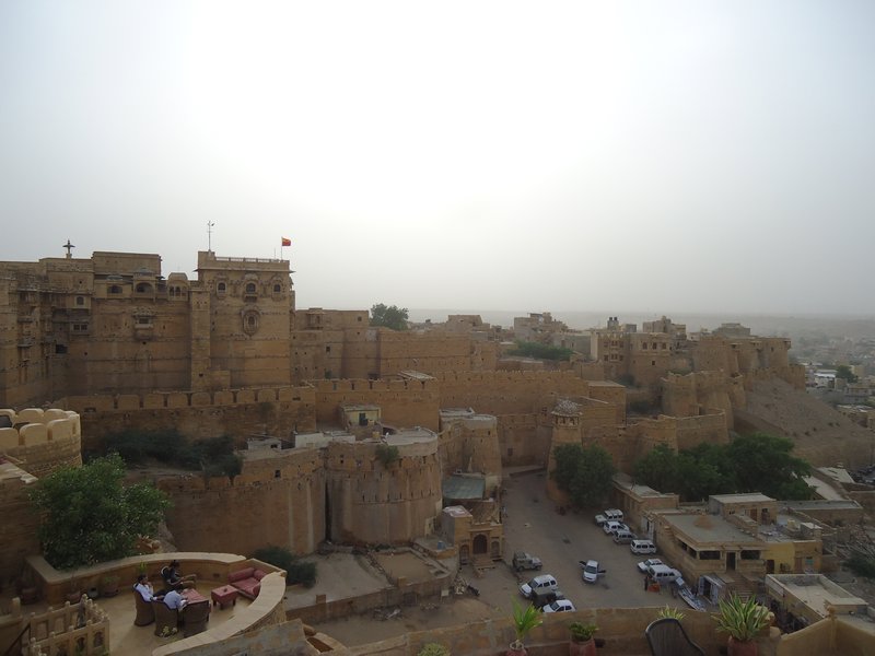 View from top of jaisalmer