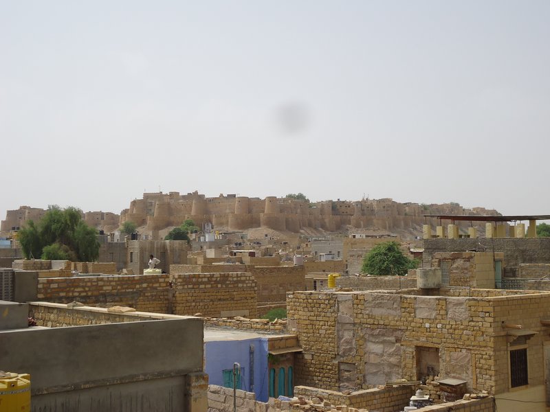 View from hotel of jaisalmer