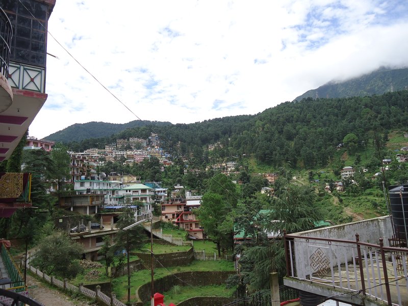 View from hotel-Mcleod Ganj