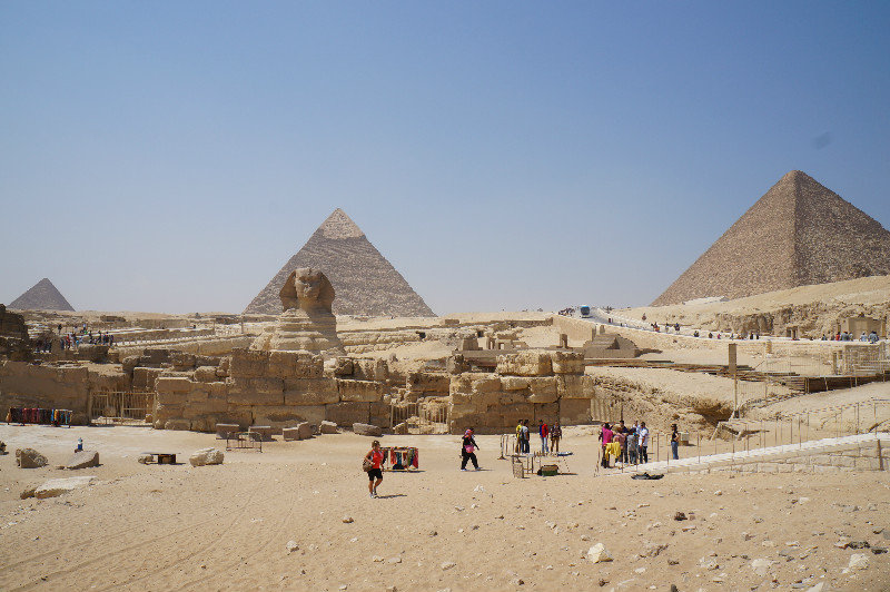 Pyramids of Giza and Sphinx 