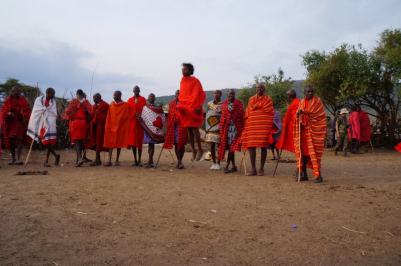 Masai Mara Tribal dance