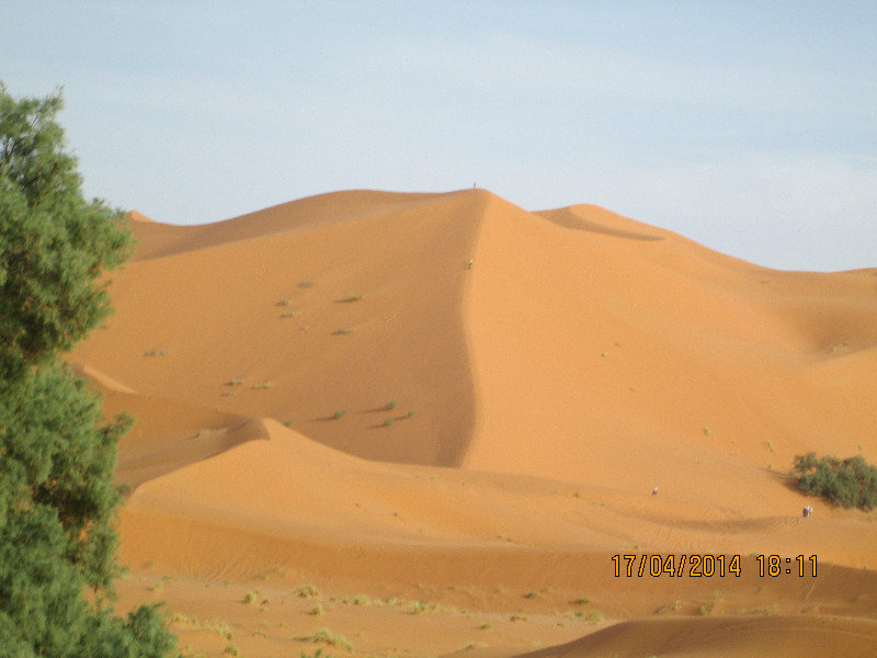 100m dune in Sahara, the dots at the top are people!