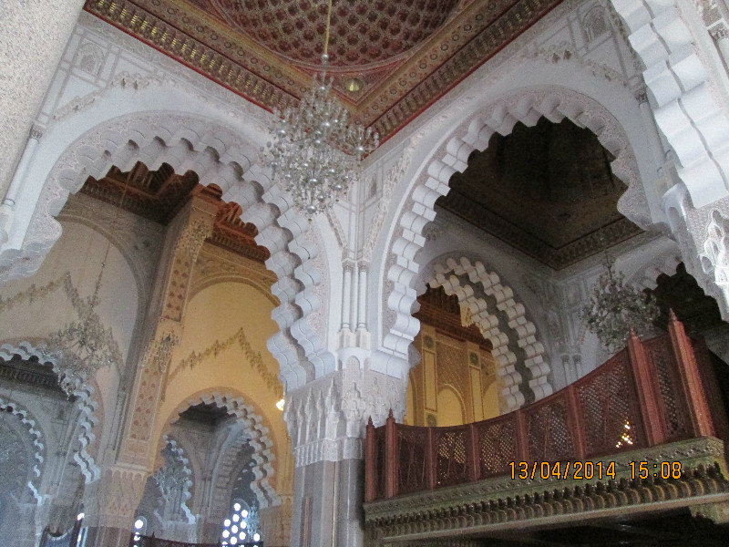 Arches in Hassan II mosque